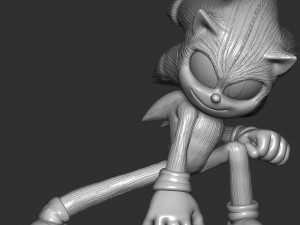 Sonic The Hedgehog 2 3Dプリントモデル