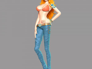 One Piece - Nami 3D Print Model