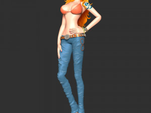 One Piece - Nami Model Cetak 3D