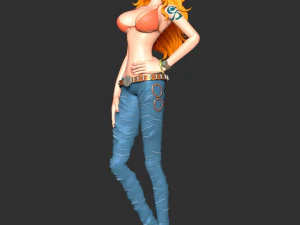 One Piece - Nami 3D Print Model