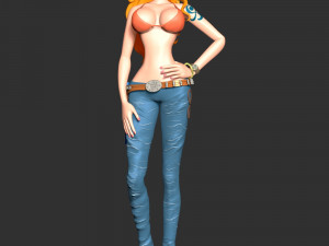 One Piece - Nami Model Cetak 3D