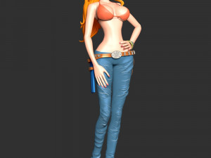 One Piece - Nami Model Cetak 3D