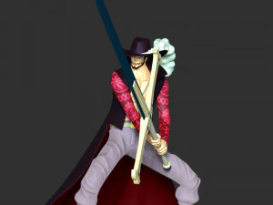 One Piece - Dracule Mihawk 3D Print Model