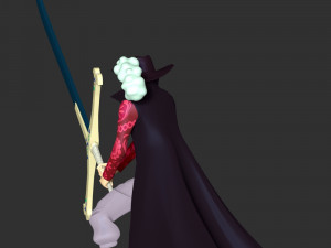 One Piece - Dracule Mihawk Modelo de Impressão 3D