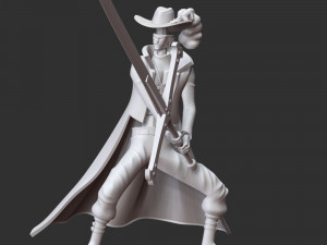 One Piece - Dracule Mihawk Modelo de Impressão 3D