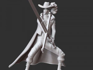 One Piece - Dracule Mihawk 3D Print Model