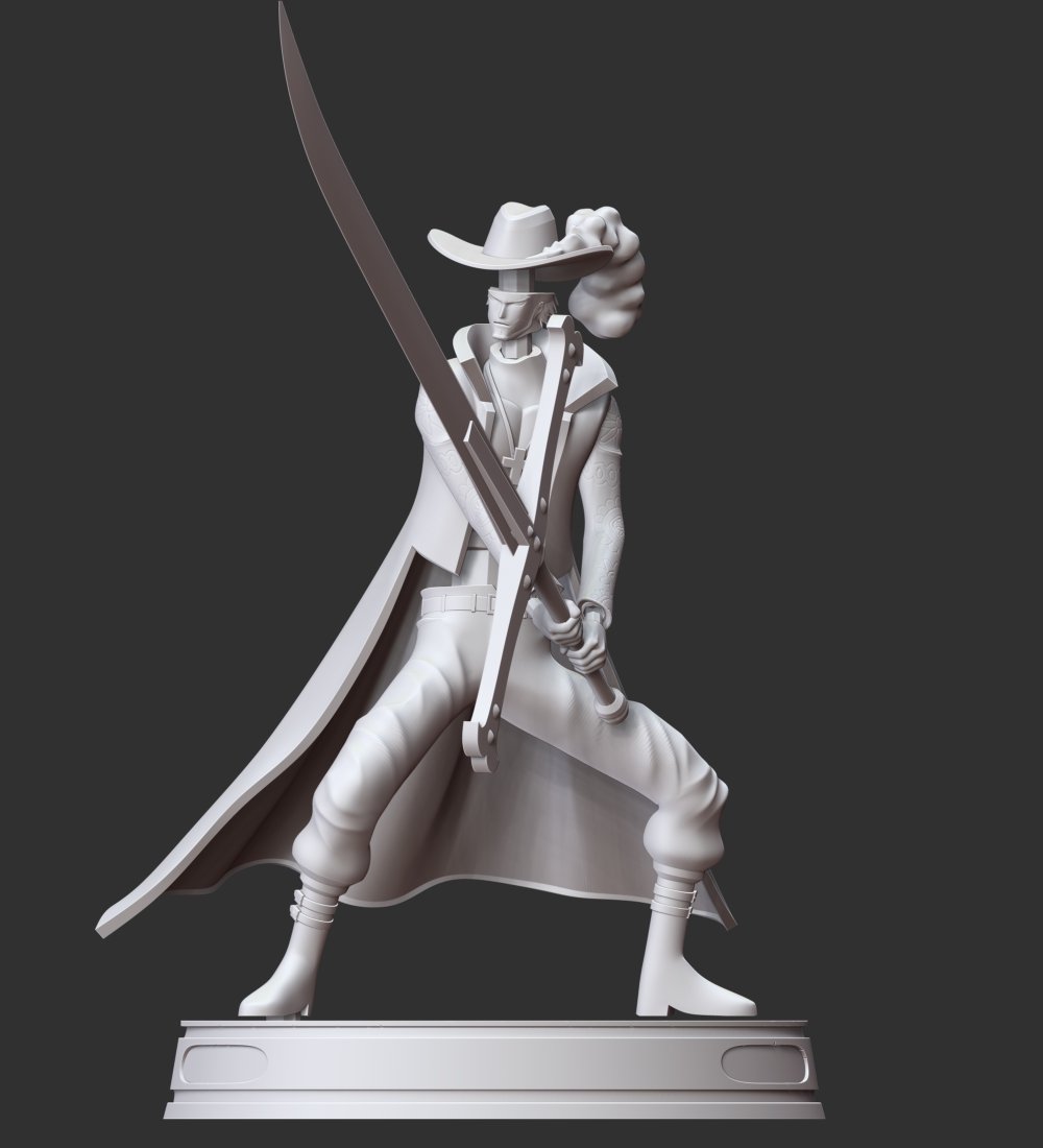 Free STL file Dracule Mihawk 🗡️・3D printable model to download