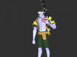 One Piece-Arlong Modello di stampa 3D