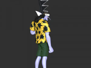 One Piece-Arlong Modello di stampa 3D