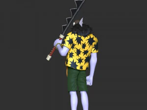 One Piece-Arlong Modello di stampa 3D