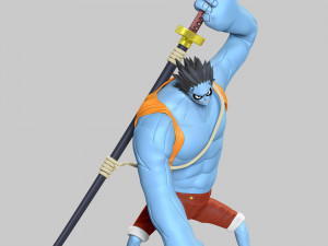 One Piece - Nightmare Luffy Modèles 3D en vedette