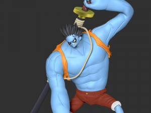 One Piece - Nightmare Luffy Model Cetak 3D
