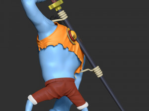 One Piece - Nightmare Luffy Model Cetak 3D