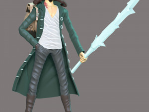 One Piece - Kuzan 3D Print Model
