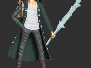 One Piece - Kuzan 3D Print Model