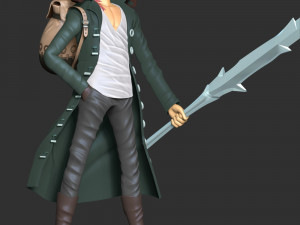 One Piece - Kuzan 3D-Druckmodell
