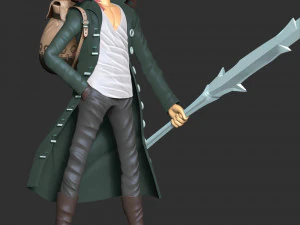 One Piece - Kuzan 3D Print Model