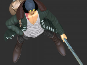 One Piece - Kuzan 3D-Druckmodell