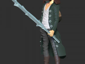 One Piece - Kuzan 3D Print Model