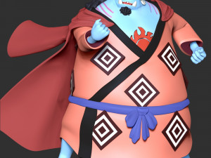 One Piece - Jinbei Model Cetak 3D