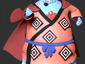 One Piece - Jinbei Model Cetak 3D