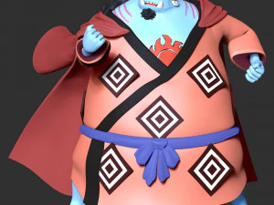 One Piece - Jinbei 3D Print Model