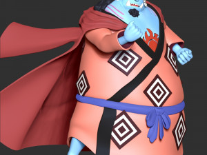 One Piece - Jinbei Model Cetak 3D