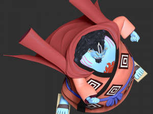 One Piece - Jinbei Model Cetak 3D