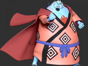 One Piece - Jinbei Model Cetak 3D