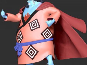 One Piece - Jinbei Model Cetak 3D