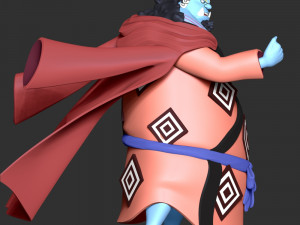 One Piece - Jinbei Model Cetak 3D