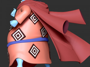 One Piece - Jinbei Model Cetak 3D
