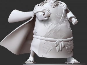 One Piece - Jinbei Model Cetak 3D