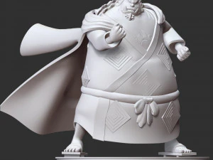 One Piece - Jinbei 3D Print Model