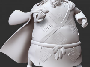One Piece - Jinbei Model Cetak 3D