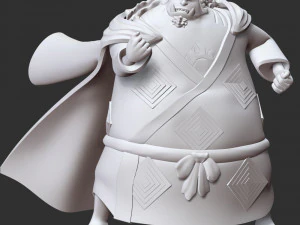 One Piece - Jinbei 3D Print Model
