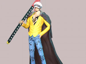 एक टुकड़ा - ट्राफलगर कानून 3D प्रिंट मॉडल