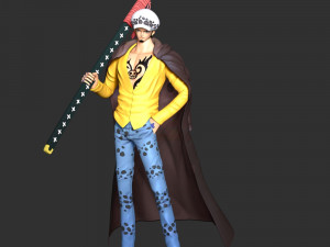 One Piece - Trafalgar Law Modello di stampa 3D