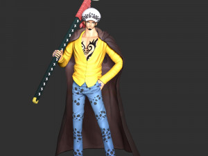 One Piece - Trafalgar Law Modello di stampa 3D
