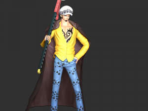 One Piece - Trafalgar Law Modello di stampa 3D