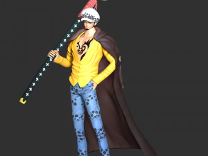 One Piece - Trafalgar Law Modello di stampa 3D