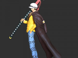 One Piece - Trafalgar Law Modello di stampa 3D