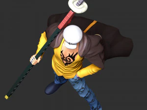 One Piece - Trafalgar Law 3D Print Model
