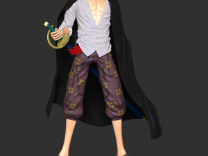 One Piece - Shanks Modèles 3D en vedette