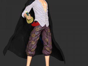 One Piece - Shanks Modèles 3D en vedette