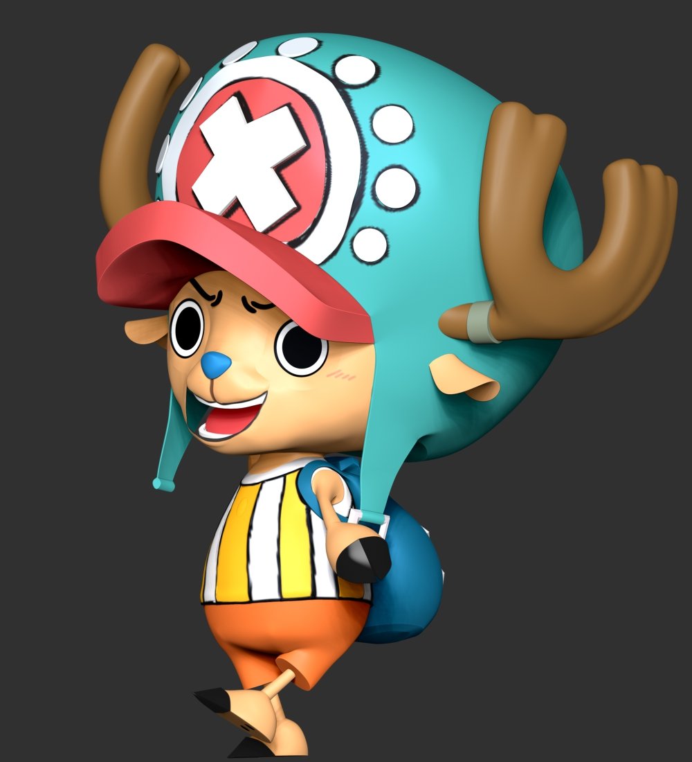 Free STL file One Piece Chopper 👾・Design to download and 3D