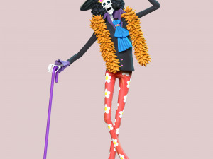 One Piece - Brook 3D 프린트 모델
