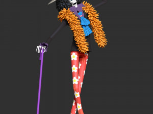 One Piece - Brook 3Dプリントモデル