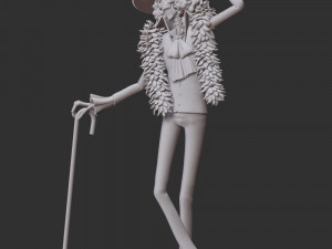 One Piece - Brook 3Dプリントモデル