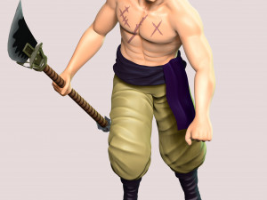 One Piece - Edward Newgate 3D Print Model